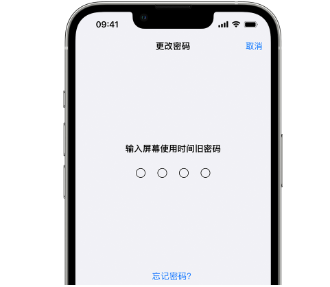 新兴iPhone屏幕维修分享iPhone屏幕使用时间密码忘记了怎么办 