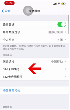 新兴苹果14维修网分享如何给iPhone14的SIM卡设置密码 