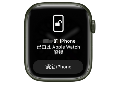 新兴苹果手机维修分享用 AppleWatch 解锁配备面容 ID 的 iPhone方法 